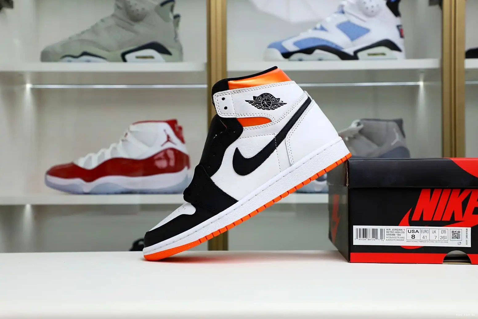 Jordan High Retro Kimikick OG Electro Air 1 Orange' 0818